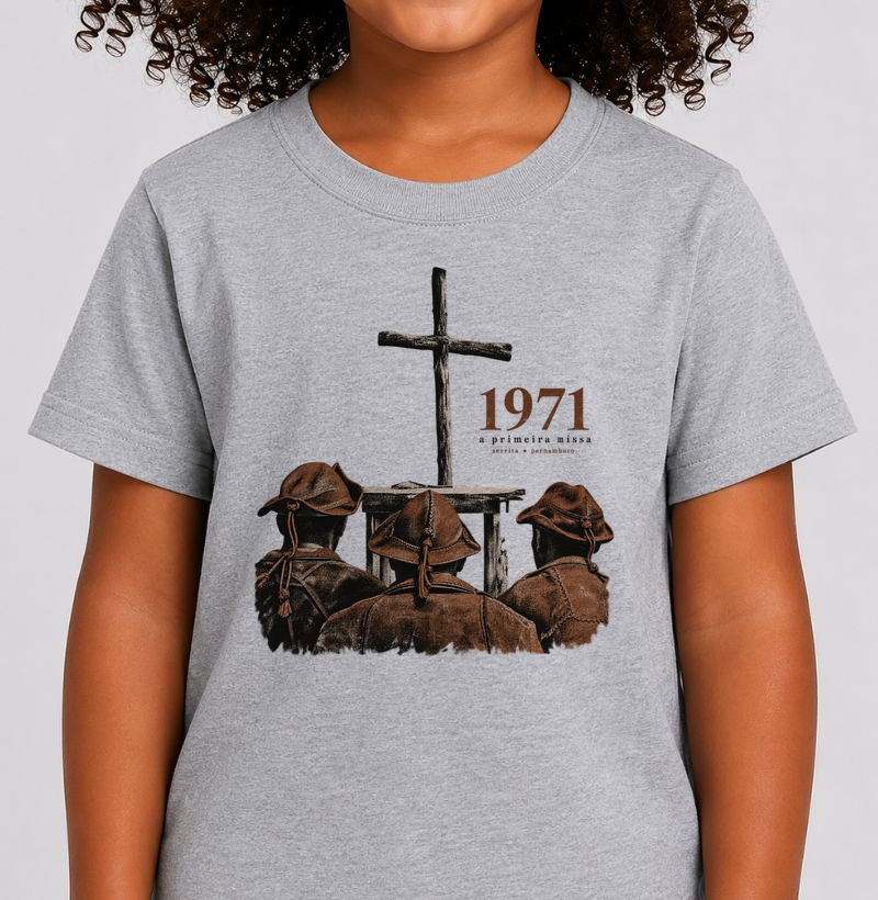 1971 / A Primeira Missa - Camiseta Infantil