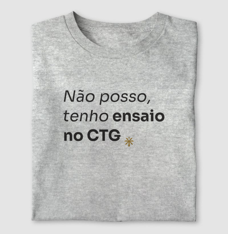 Camiseta Não Posso 