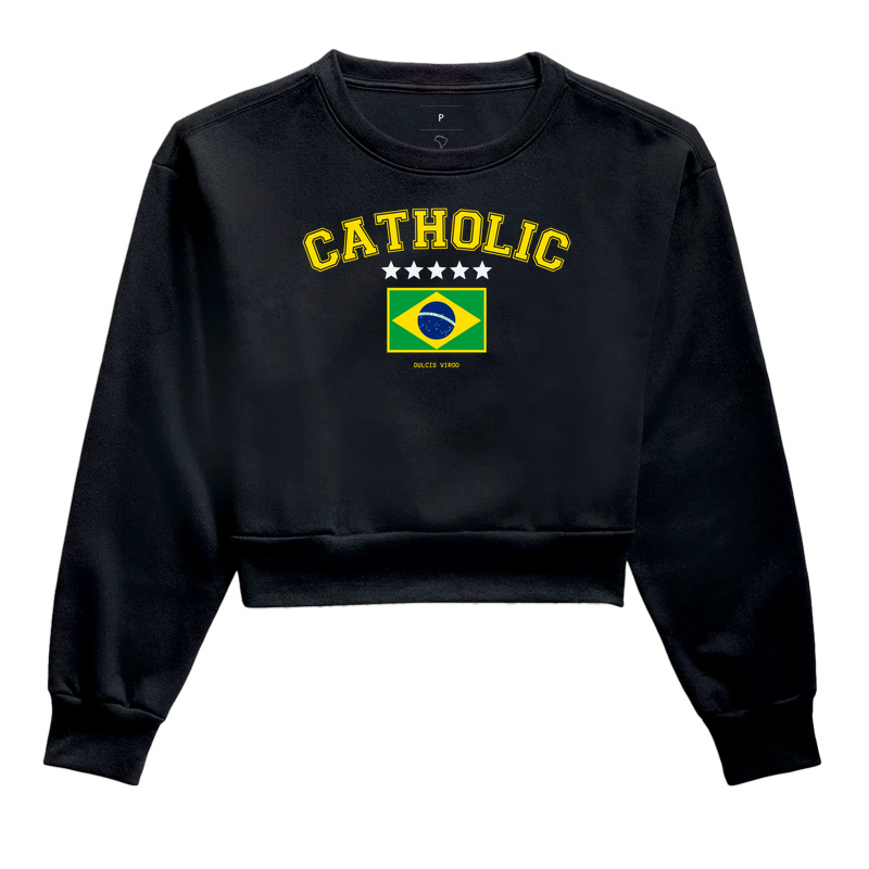 Camiseta Brasil + CATHOLIC 2026