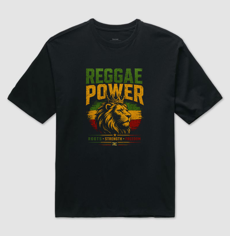 Reggae Power - Camiseta Oversized