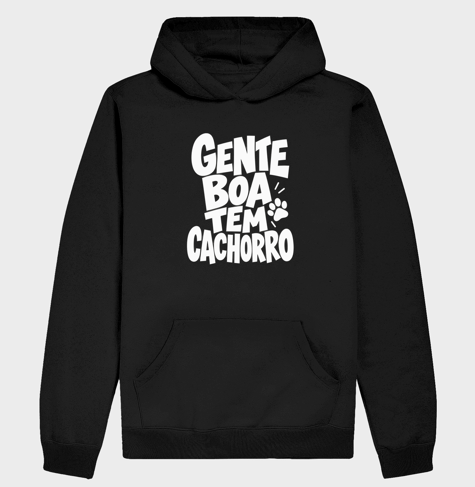 Gente Boa tem cachorro - Hoodie Moletom
