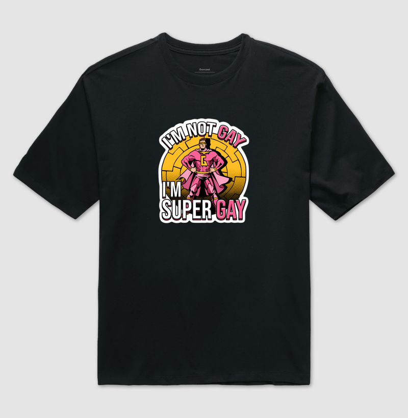 Supergay - Camiseta Oversized