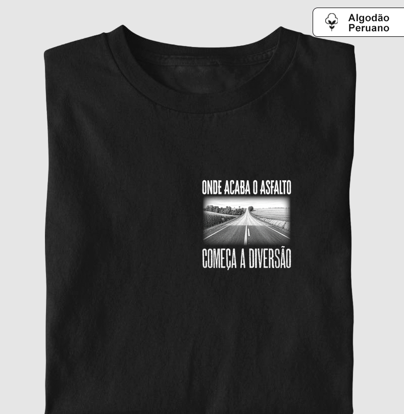 Onde acaba o asfalto, começa a diversão
