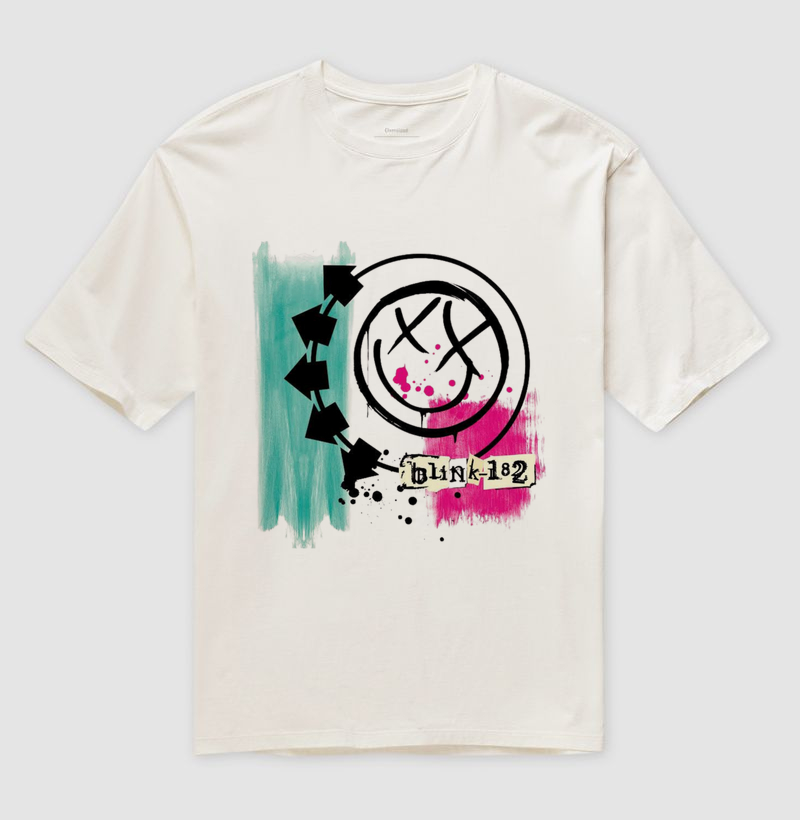 Camiseta Oversized Blink 182 | Retha Oficial