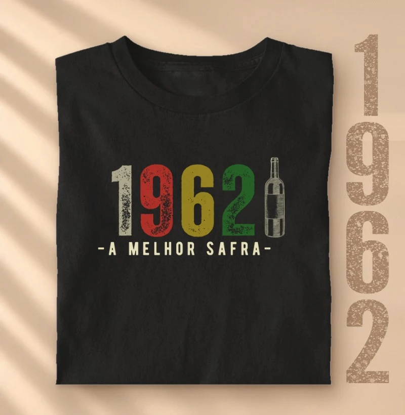 Camiseta Vinho - A Melhor Safra 1962