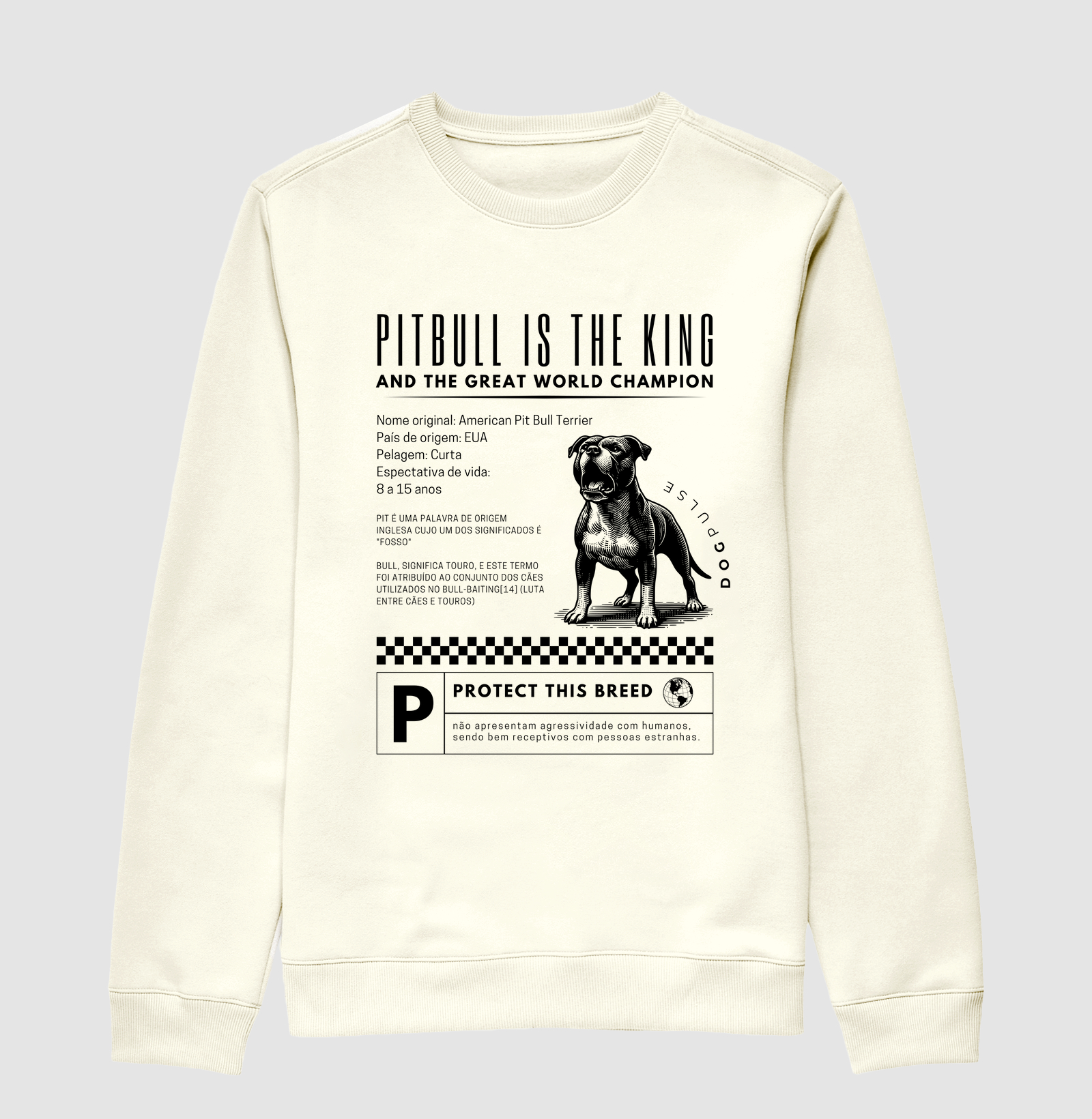 Camiseta Dog Pulse Pitbull Is The King – True Alpha