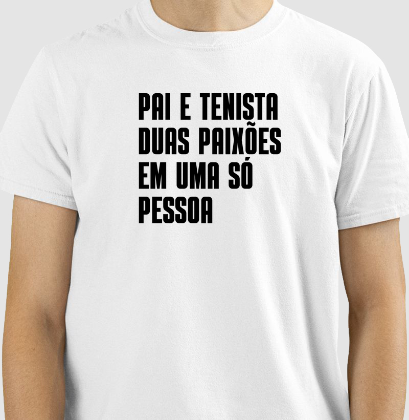 Pai e Tenista. Duas Paixões em uma só Pessoa