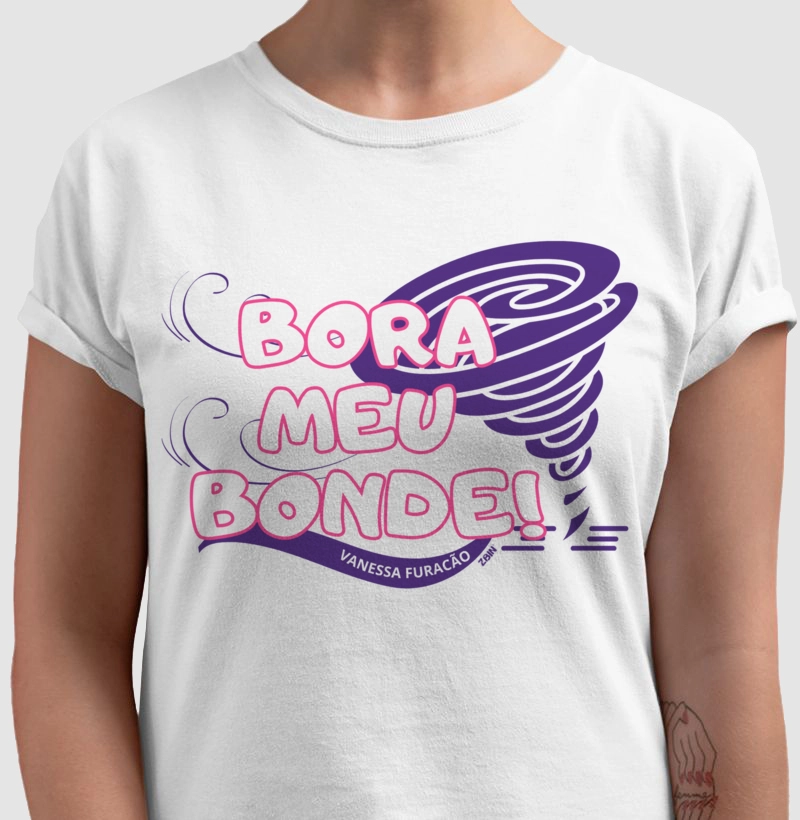 CAMISETA FRASES - INSTRUTORES - VANESSA FURACAO