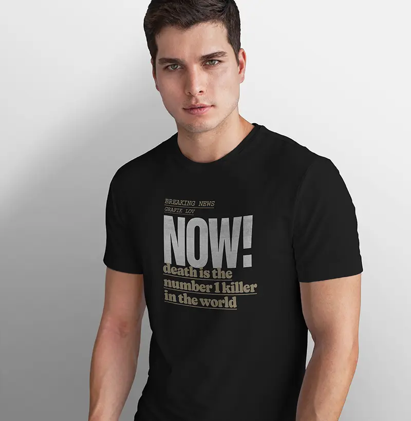 Camiseta Breaking News NOW