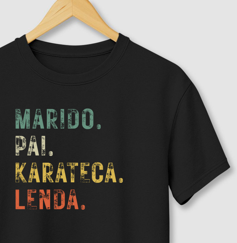 Marido. Pai. Karateca. Lenda. – Orgulho Completo