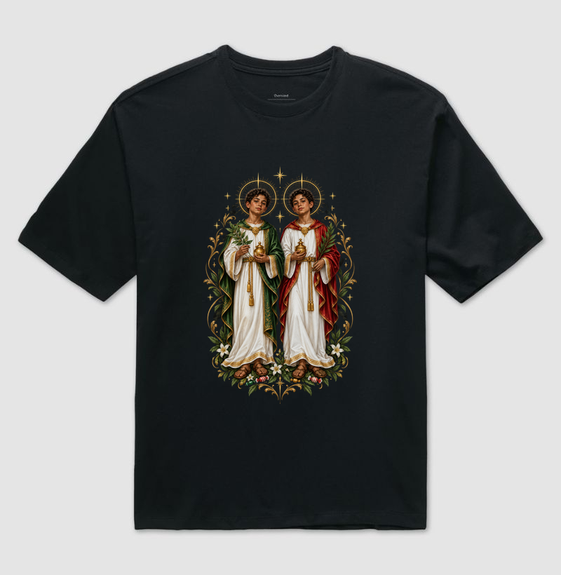 São Cosme e São Damião - Camiseta Oversized