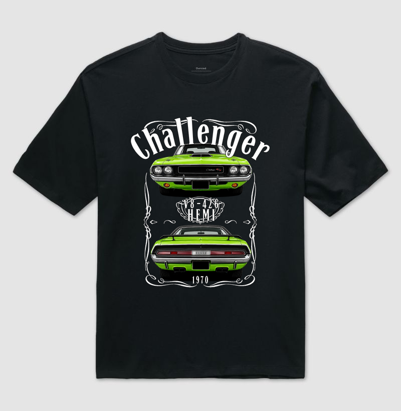 Camiseta oversized Challenger vintage