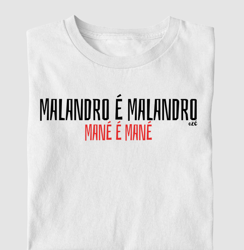 Malandro é malandro, mané é mané.