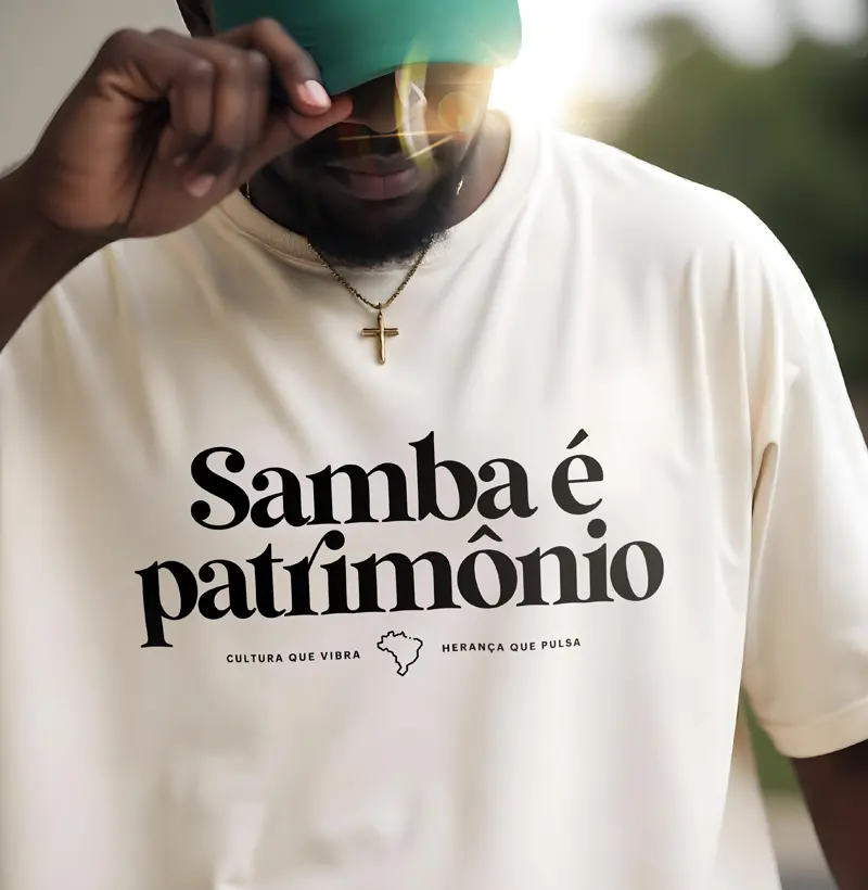 Samba é Patrimônio - Oversized