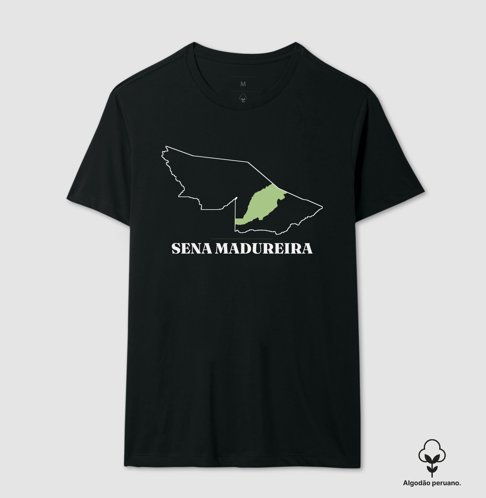 Sena Madureira | Traço AC - Camiseta Algodão Peruano