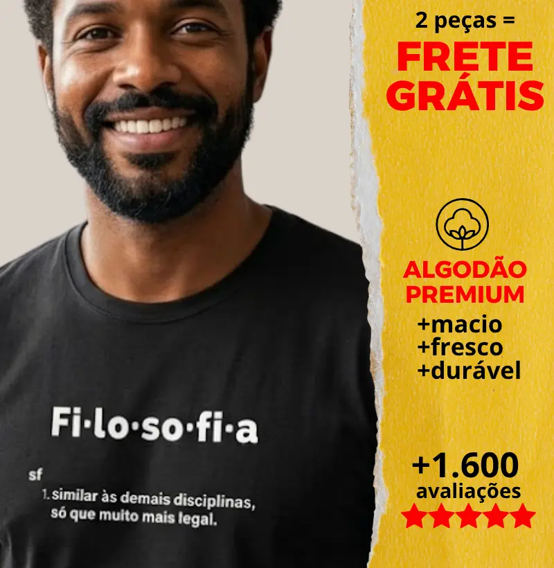 Camiseta Verbete Filosofia
