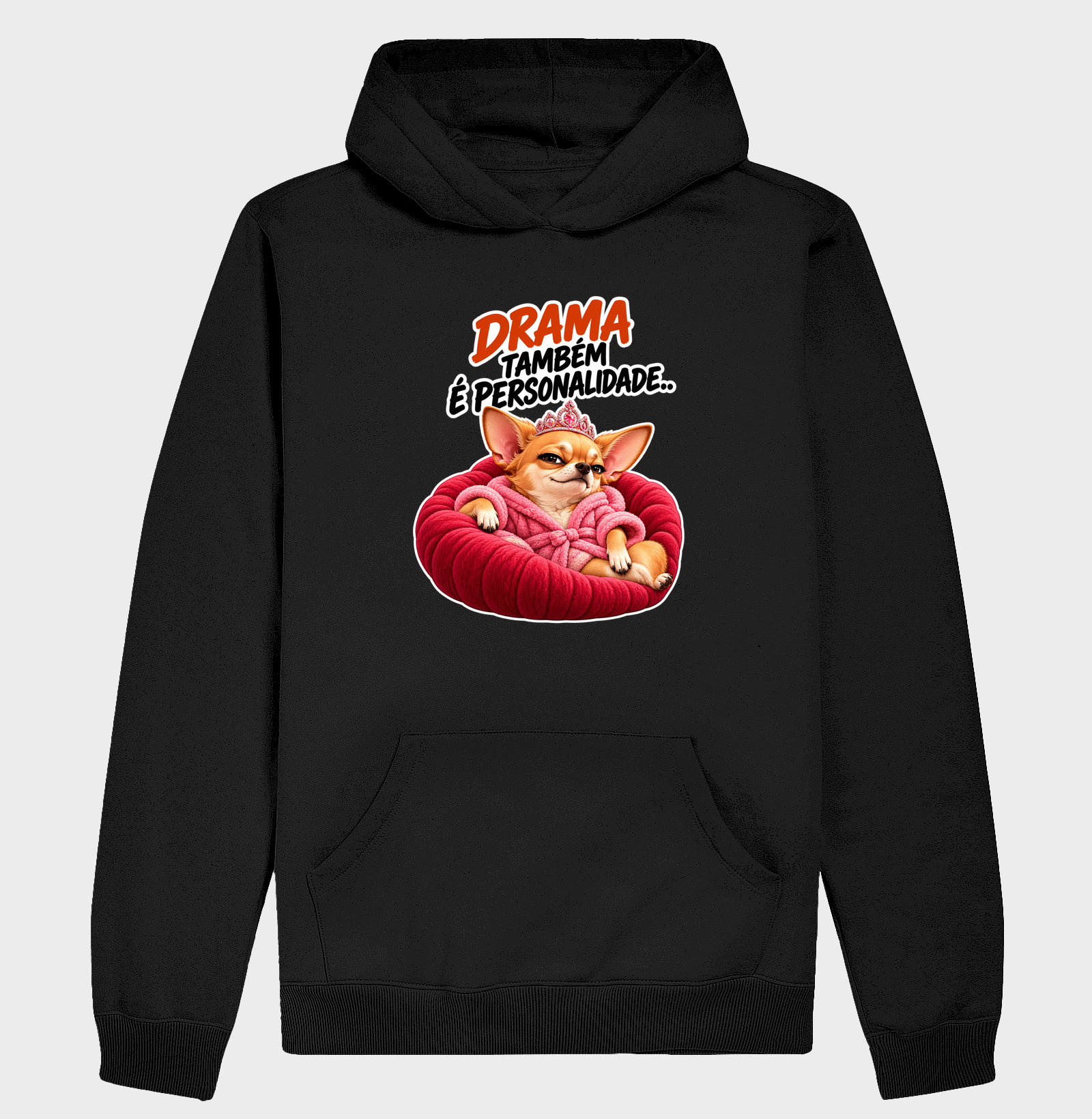 Drama também é comunicação. - Hoodie Moletom