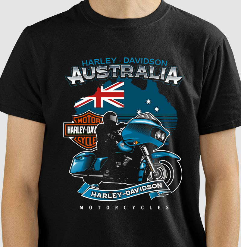 Camiseta Biker HD Australia