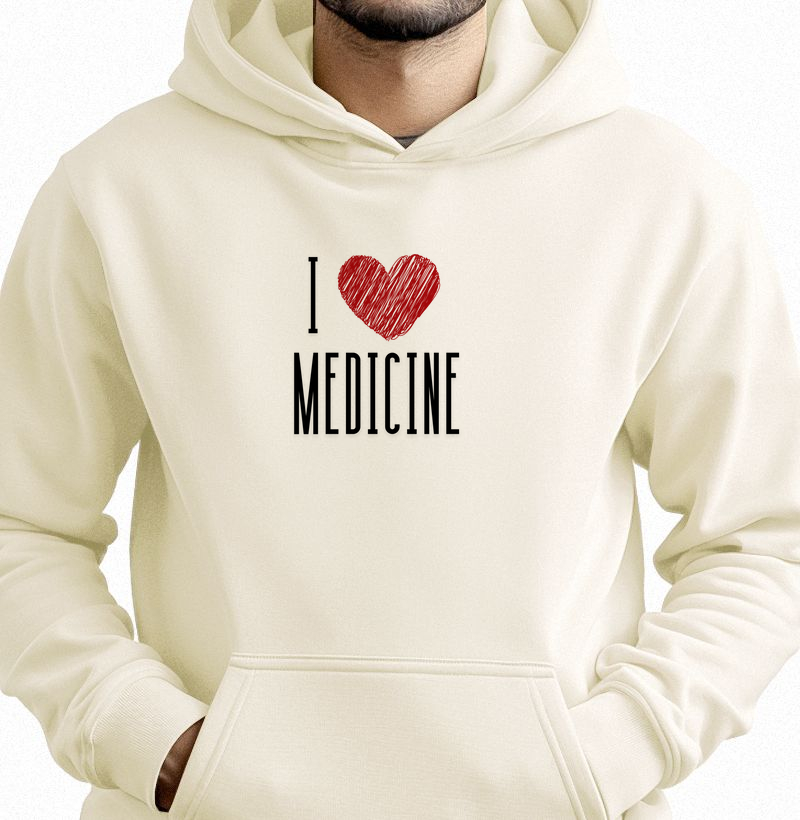 Hoodie "I ♥ Medicine"
