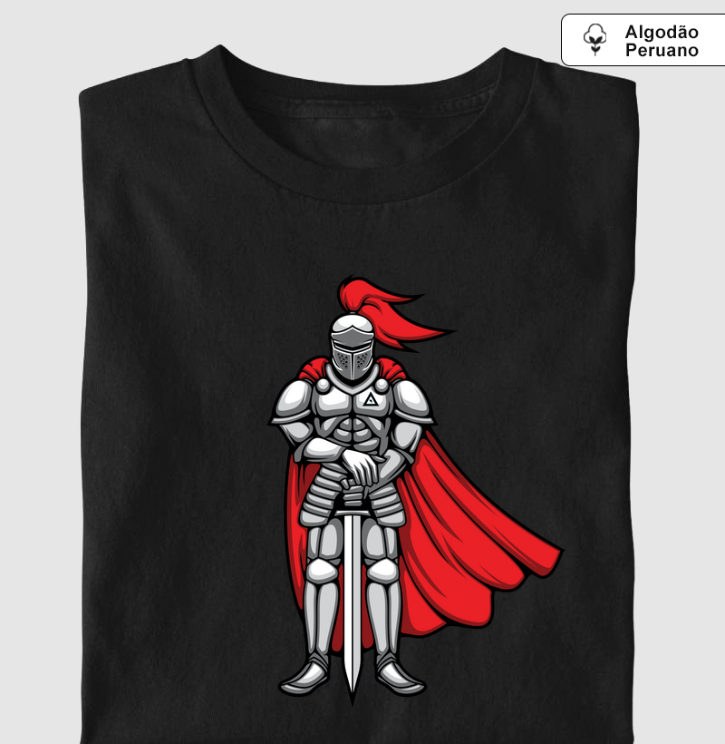 Camiseta Armadura Templários 2 - Mr. GADU - Algodão Peruano