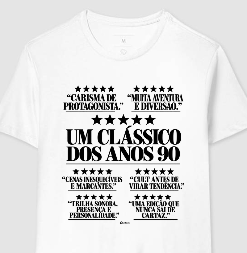 Camiseta Um Clássico dos Anos 90 – Edição Especial