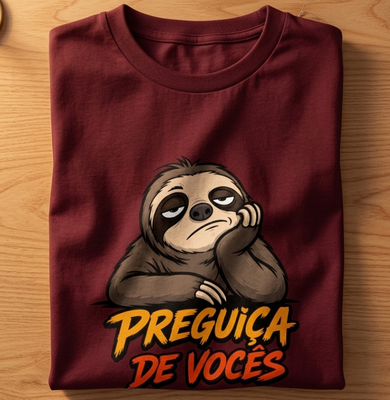 PREGUIÇA DE VOCÊS