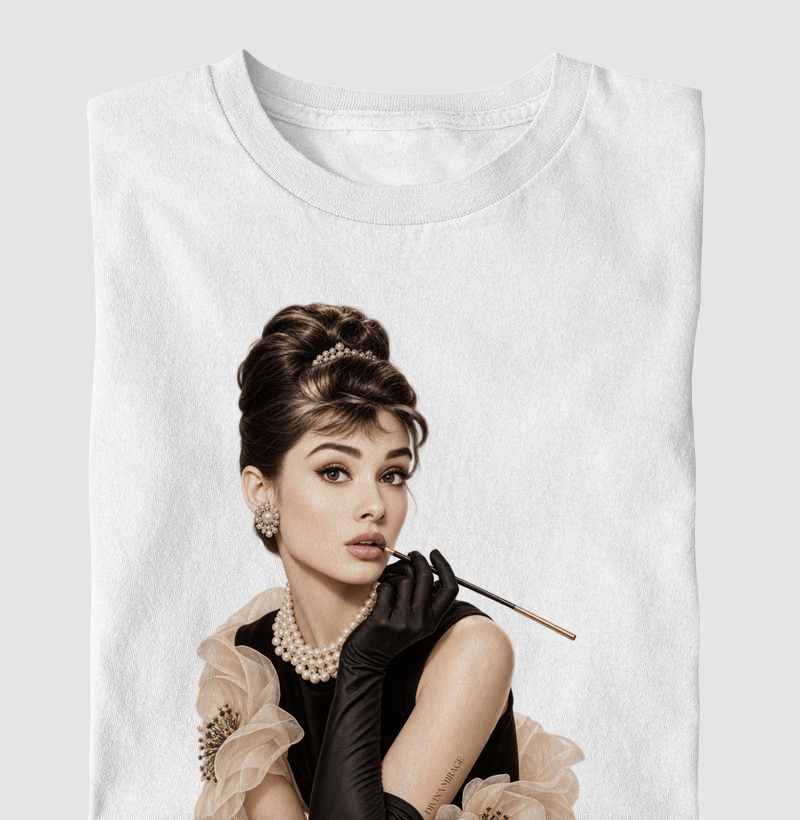 Audrey com piteira - Camiseta