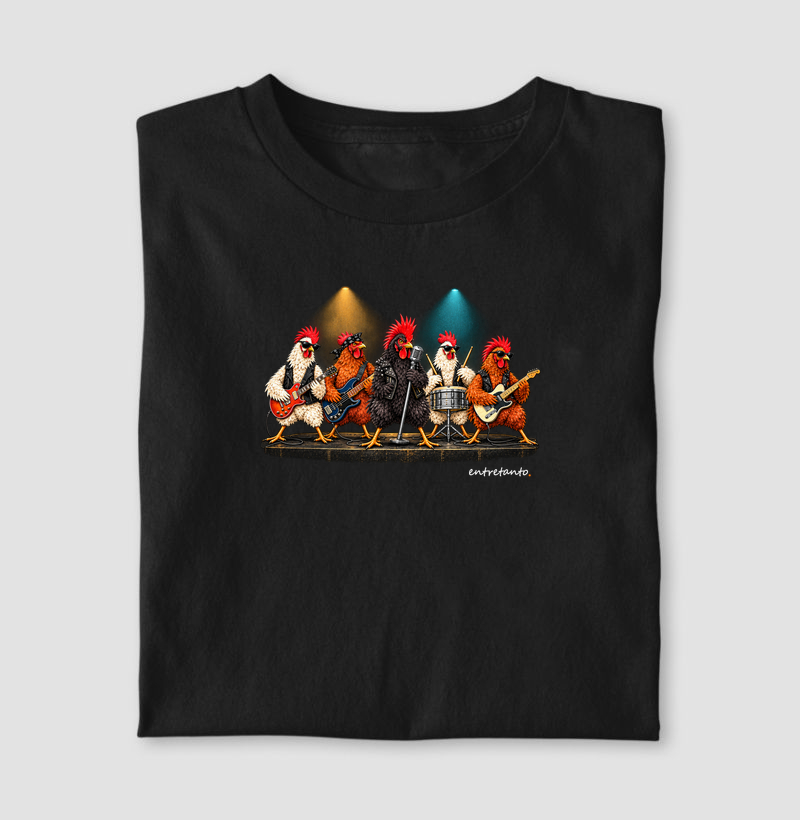  Camiseta Galinheiro Elétrico  - Camiseta