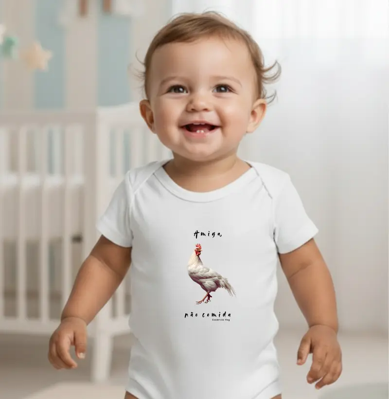 Amiga, não comida (galinha).