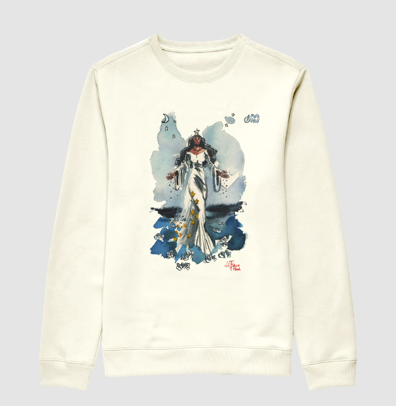 Suéter Moletom Mãe Iemanjá Vianna Maria Patuá