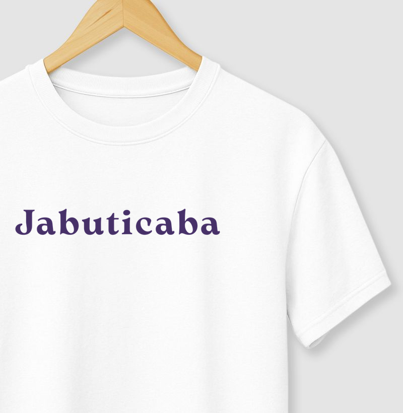 Camiseta 100% Algodão "Jabuticaba" – Brasilidade, Estilo e Conforto