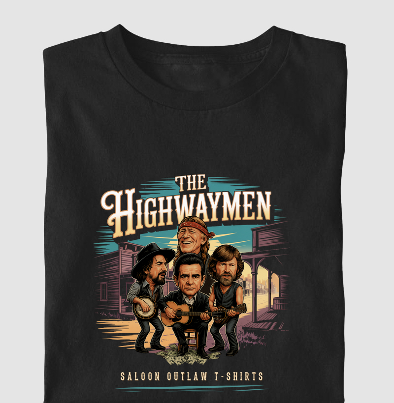 Saloon - The Highwaymen Cartoon