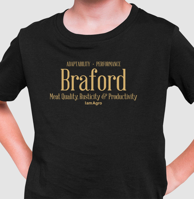 Camiseta Infantil Braford - rótulo