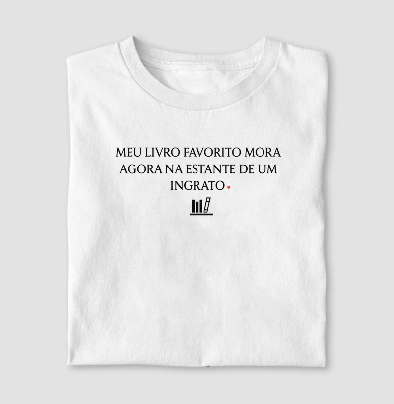 Meu livro morando com um ingrato