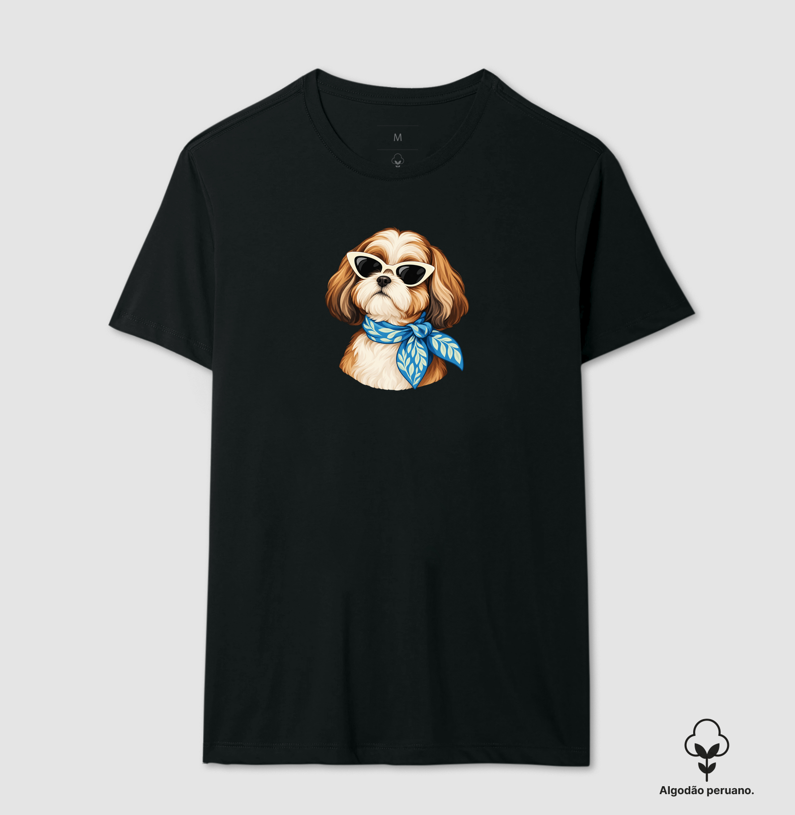 Luxury Shih Tzu II - Camiseta Algodão Peruano