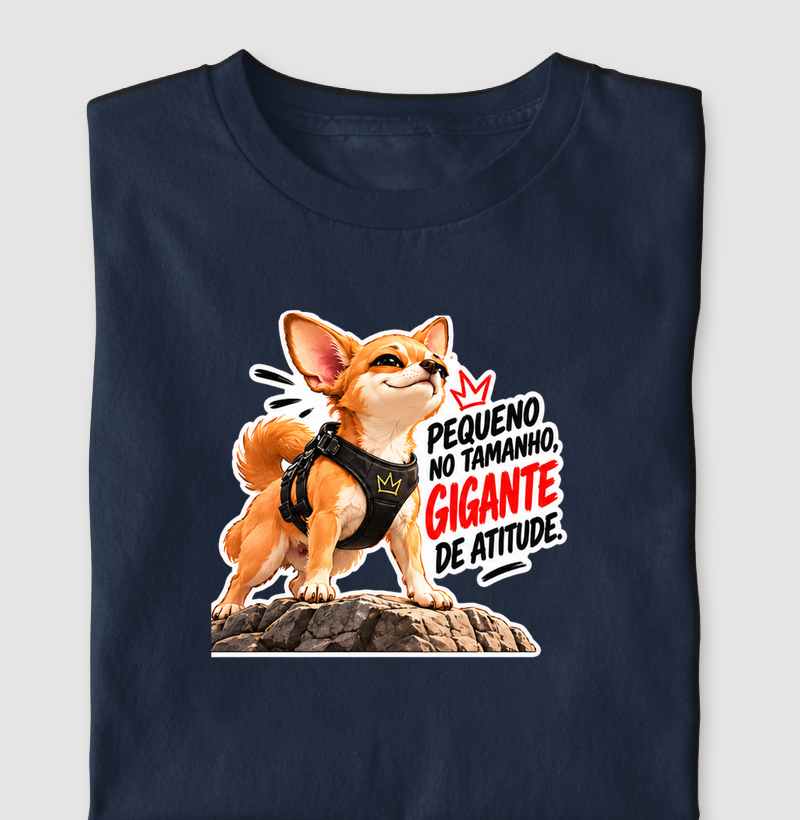 Pequeno no tamanho. Gigante na atitude.