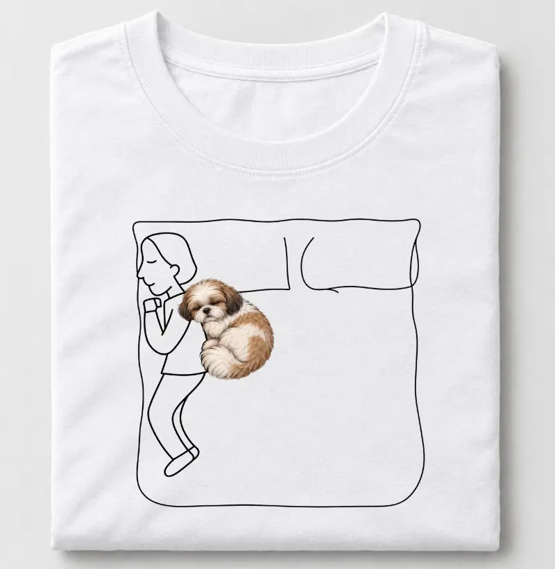On the bed - Camiseta