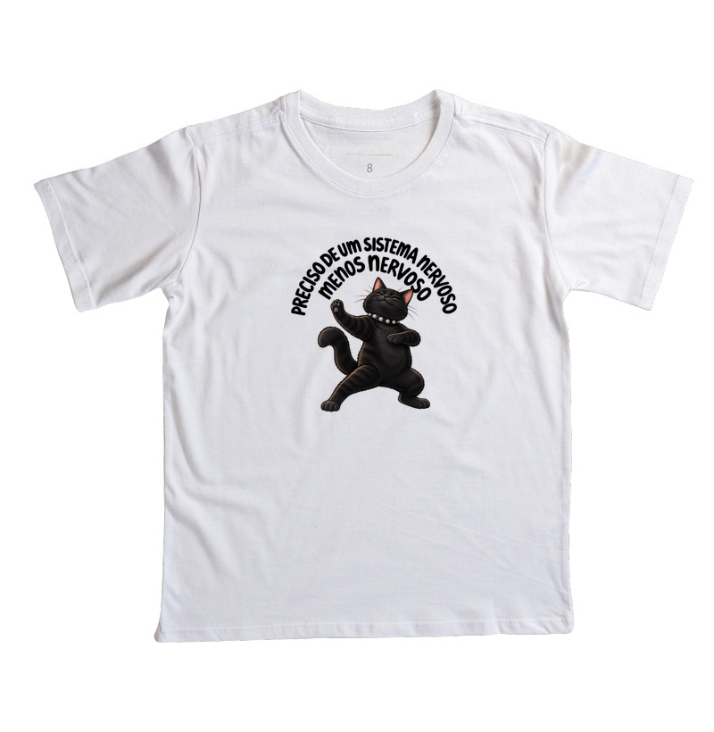 Gato Dançarino - Camiseta Infantil