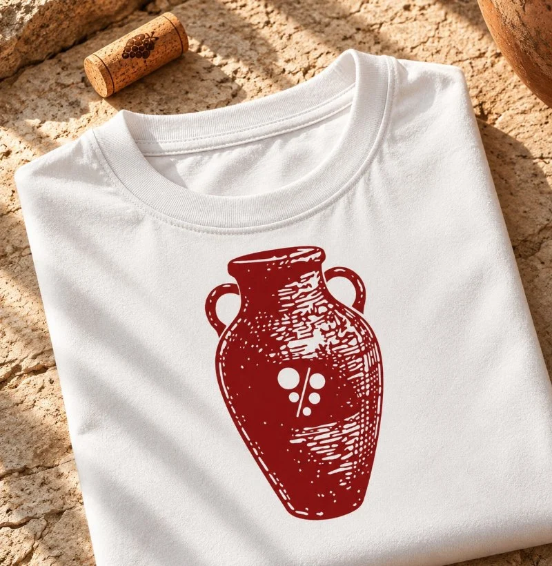 Camiseta Brasil de Vinhos - Ânfora Vinho