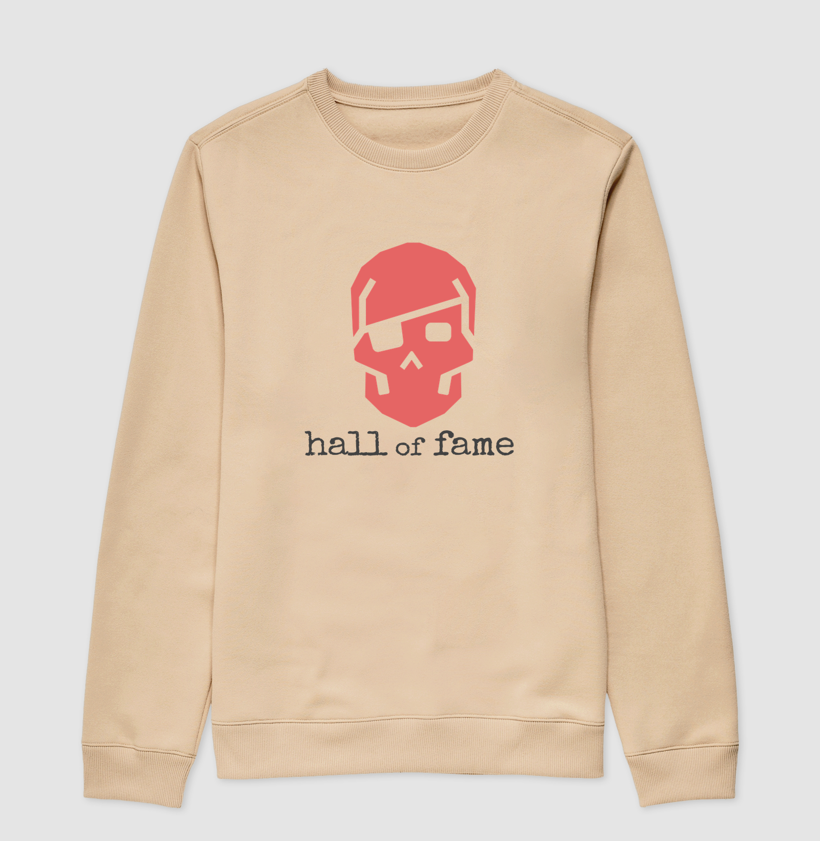 Moletom suéter slim Masculina em Algodão Versátil Estampada Hall of Fame 