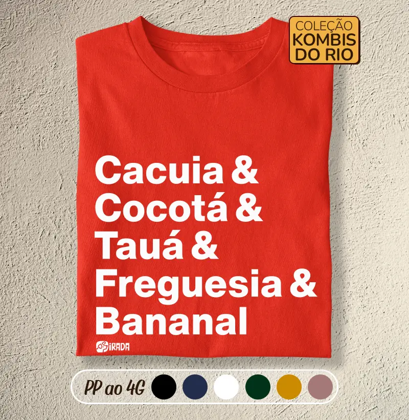 Cacuia, Cocotá, Tauá, Freguesia, Bananal