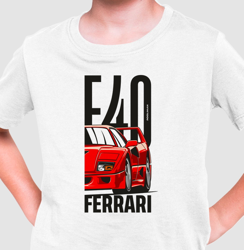 Camiseta infantil F40 - Rooliman
