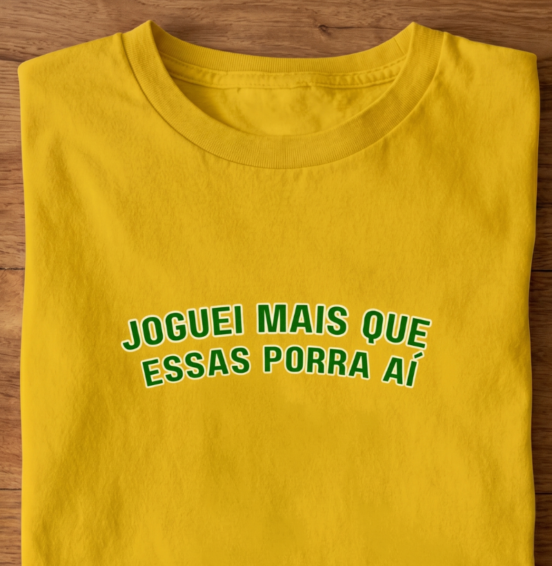 JOGUEI MAIS