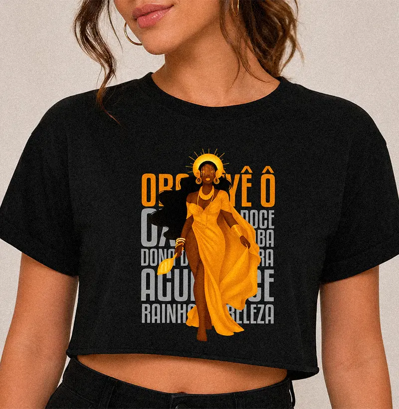 Cropped - Coleção Orixás - Oxum
