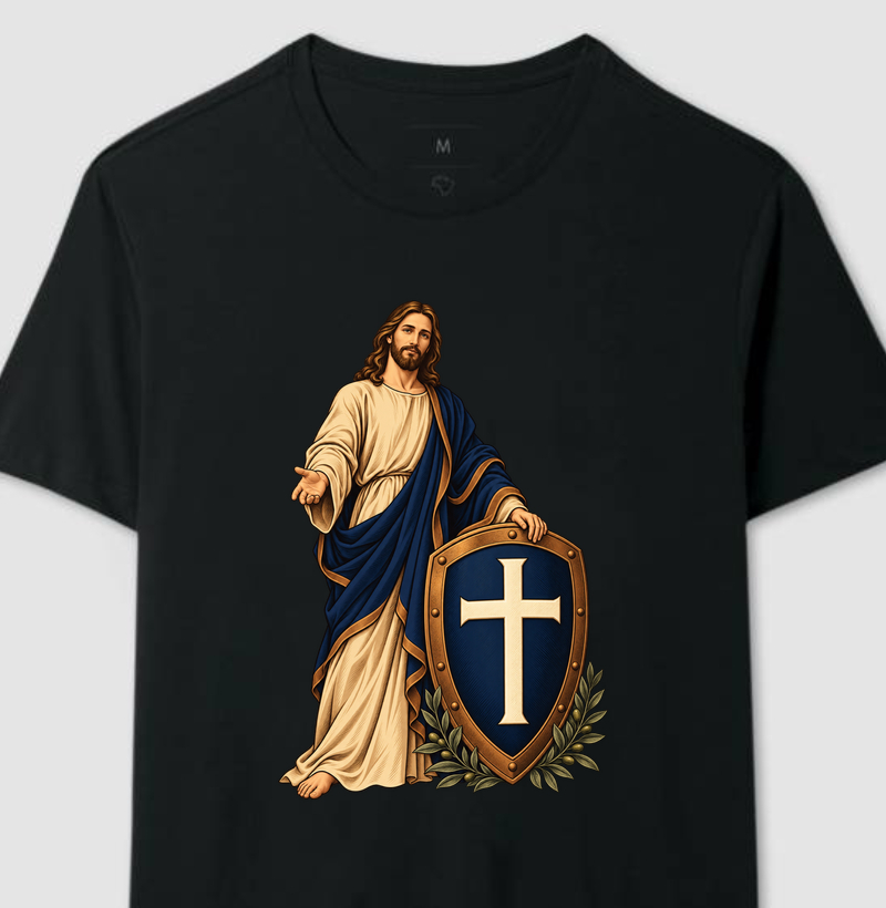 Escudo da Fé - Cristo Vivo