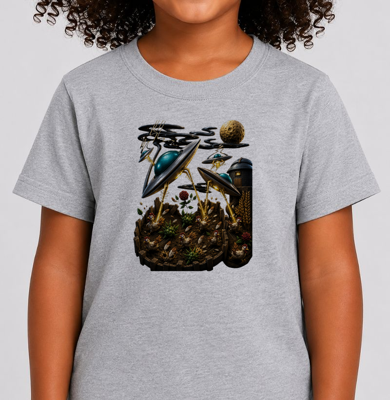Camiseta Infantil  Atack Alien