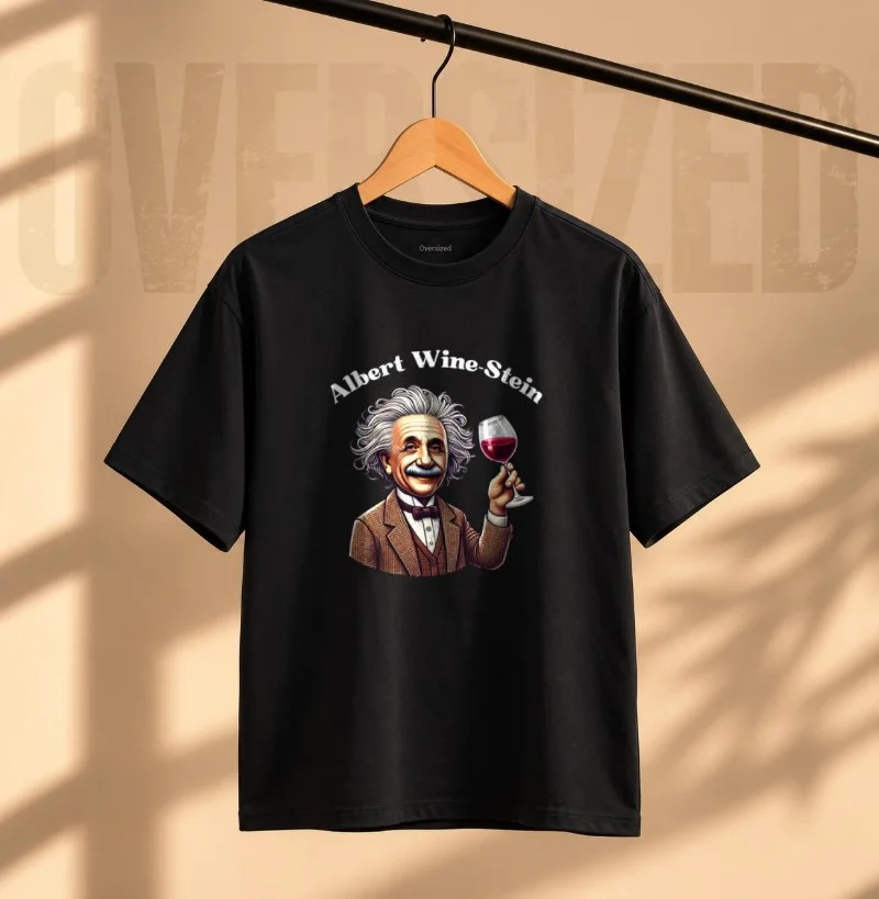Camiseta Albert Wine-Stein - Camiseta Oversized