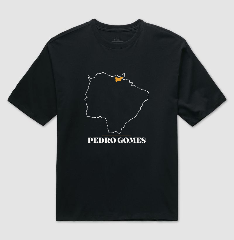 Pedro Gomes | Traço MS - Camiseta Oversized