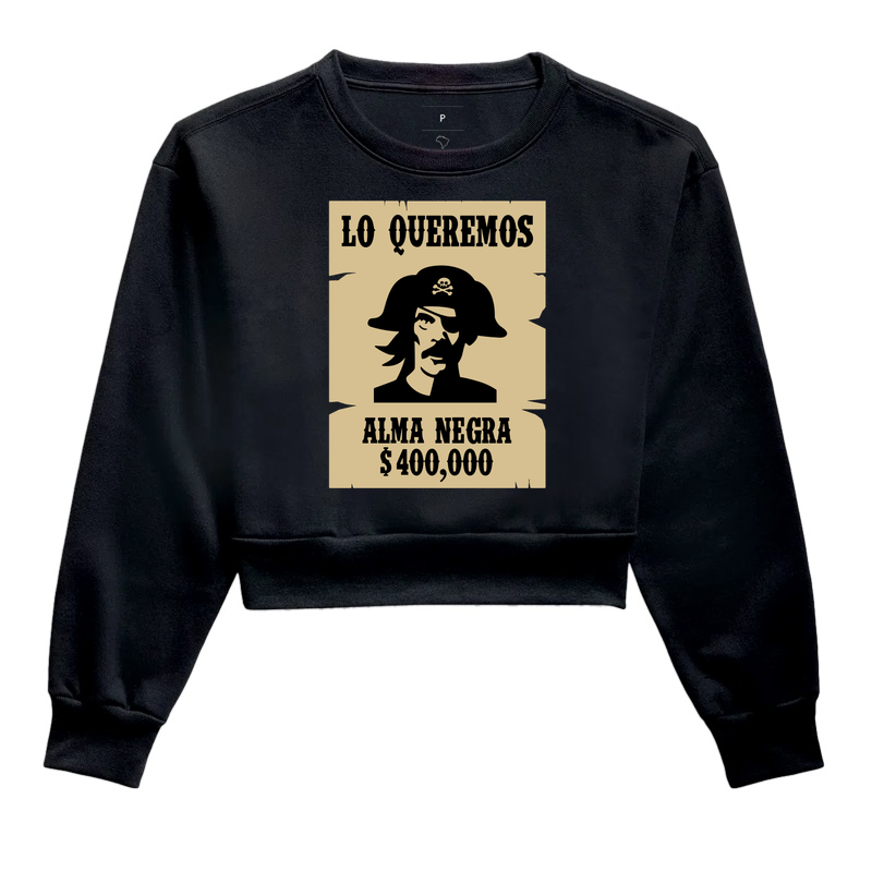 Alma Negra - Cropped Moletom