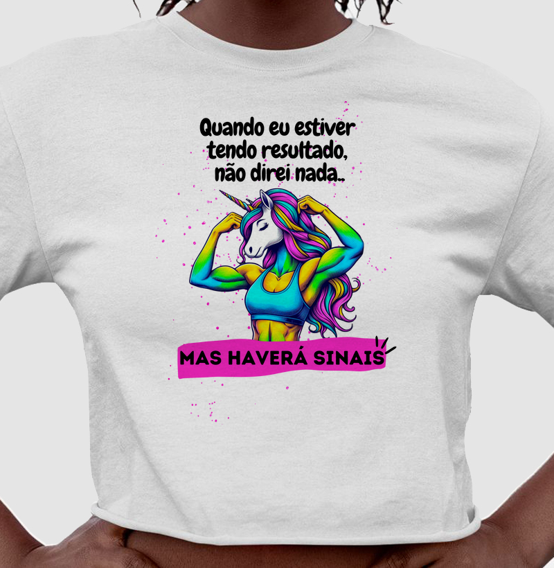 Unicornio - quando eu estiver tendo resultado não direi nada, mas havera sinais